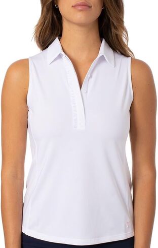 GOLFTINI Sleeveless Ruffle Polo in Saudi Arabia