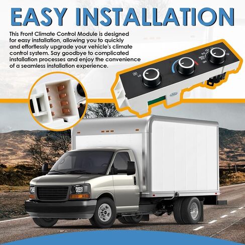 599-294 Heater A/C Control Switch,Front Climate Control Module Compatible with 2008-2021 Chevrolet Express 1500 2500 3500, 2009-2023 Express Cargo Express Pasajeros,2008-2021 GMC Savana, OE # 599-294 in Saudi Arabia