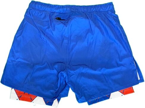 Flow Society Mens Compression Logo Pickleball Short - 7" Blue in Saudi Arabia