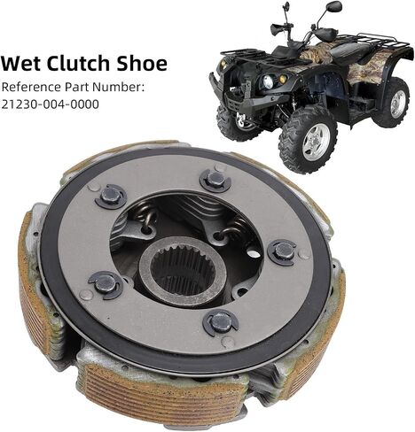 Superior Power Transfer Performance,Metal Material,Anti Wear,Stable Power Delivery,Metal ATV UTV Tool,Wet Clutch Shoe Assembly for HiSUN, Massimo, Bennche, Rural King, TUNTROL, in Saudi Arabia