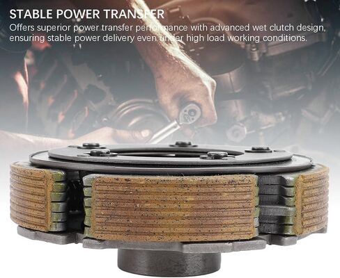 Superior Power Transfer Performance,Metal Material,Anti Wear,Stable Power Delivery,Metal ATV UTV Tool,Wet Clutch Shoe Assembly for HiSUN, Massimo, Bennche, Rural King, TUNTROL, in Saudi Arabia