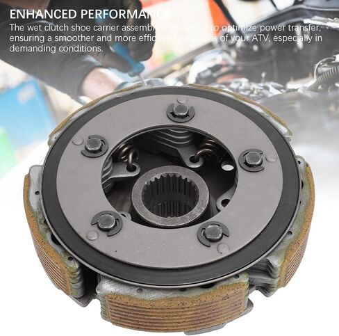 Superior Power Transfer Performance,Metal Material,Anti Wear,Stable Power Delivery,Metal ATV UTV Tool,Wet Clutch Shoe Assembly for HiSUN, Massimo, Bennche, Rural King, TUNTROL, in Saudi Arabia