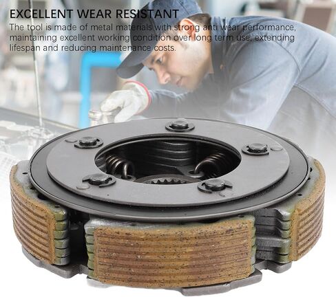 Superior Power Transfer Performance,Metal Material,Anti Wear,Stable Power Delivery,Metal ATV UTV Tool,Wet Clutch Shoe Assembly for HiSUN, Massimo, Bennche, Rural King, TUNTROL, in Saudi Arabia