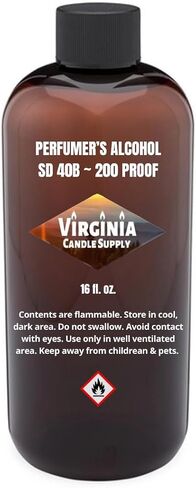 Perfumer’s Alcohol (16 oz Bottle) - SDA 40B - 200 Proof - For Making Custom Creations, Such As: Perfume, Eau de Parfum, Eau de Toilette, Cologne, Eau de Cologne, After Bath Spray, Air Freshener in Saudi Arabia