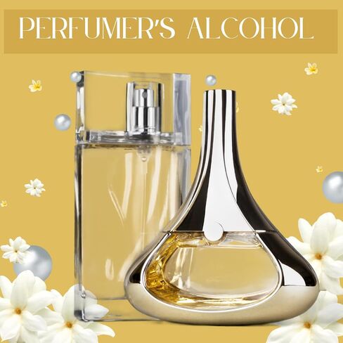 Perfumer’s Alcohol (16 oz Bottle) - SDA 40B - 200 Proof - For Making Custom Creations, Such As: Perfume, Eau de Parfum, Eau de Toilette, Cologne, Eau de Cologne, After Bath Spray, Air Freshener in Saudi Arabia