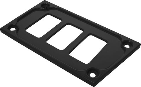 STV Motorsports Custom Aluminium Lower Dash Lash for Polaris RZR XP 1000 مع فتحات مفتاح 3 (لا توجد مفاتيح متضمنة) (أسود) in Kuwait