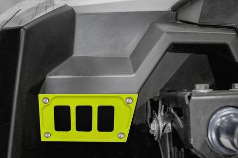 STV Motorsports Custom Aluminium Lower Dash Lash for Polaris RZR XP 1000 مع فتحات مفتاح 3 (لا توجد مفاتيح متضمنة) (أسود) in Kuwait
