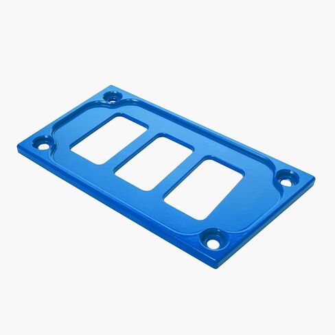 STV Motorsports Custom Aluminium Lower Dash Lash for Polaris RZR XP 1000 مع فتحات مفتاح 3 (لا توجد مفاتيح متضمنة) (أسود) in Kuwait