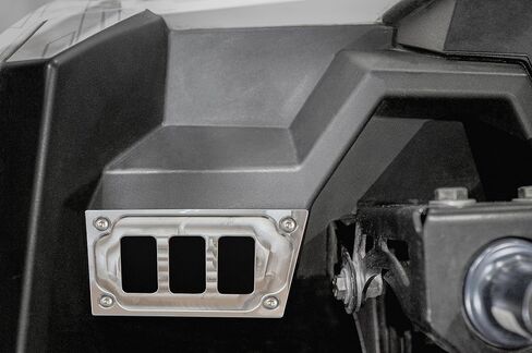 STV Motorsports Custom Aluminium Lower Dash Lash for Polaris RZR XP 1000 مع فتحات مفتاح 3 (لا توجد مفاتيح متضمنة) (أسود) in Kuwait