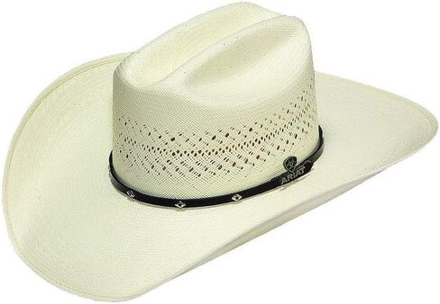 ARIAT USISX Double S 20X Straw Cowboy Hat - A73118 7 1/8 Natural in Saudi Arabia