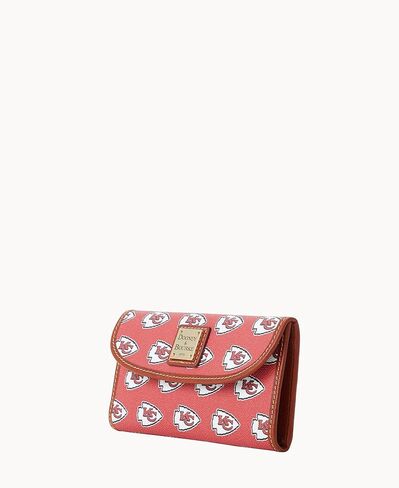 محفظة Dooney & Bourke، محفظة Nfl Chiefs Continental Clutch in Kuwait