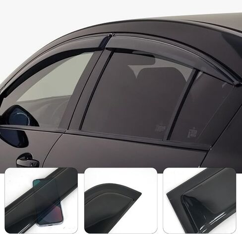 4Pcs Window Visors Vent Deflectors for Lexus GX460 2010-2023 Rain Guards Shade in Saudi Arabia