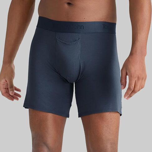Tommy John Second Skin Skin Roamed Fit 6 "Boxer - 3 Packs ، Fuilious Modal Stretch Accor in Saudi Arabia