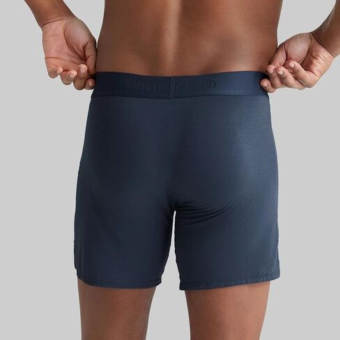 Tommy John Second Skin Skin Roamed Fit 6 "Boxer - 3 Packs ، Fuilious Modal Stretch Accor in Saudi Arabia
