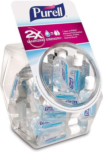 Purell Advanced Hand Sanitizer Refreshing Gel, Clean Scent, 2 fl oz Travel Size Flip Cap Bottle (Pack of 6) – 3155-04-EC in Saudi Arabia