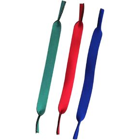 NUOBESTY 3Pcs Stretchy Eyeglasses Strap for Sports Outdoors Durable Sunglasses Holder Neck Cord Blue for Swimming Everyday Use in Saudi Arabia