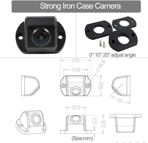 Akozon 360 Degree Panoramic View Camera System High Definition AI Recognition Front Rear Panoramic View All Round Rear View Camera for Trucks in Saudi Arabia