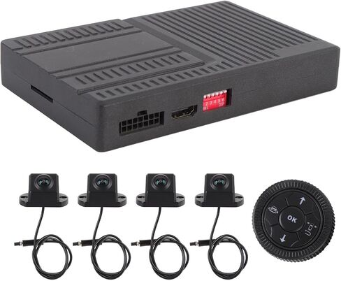 Akozon 360 Degree Panoramic View Camera System High Definition AI Recognition Front Rear Panoramic View All Round Rear View Camera for Trucks in Saudi Arabia