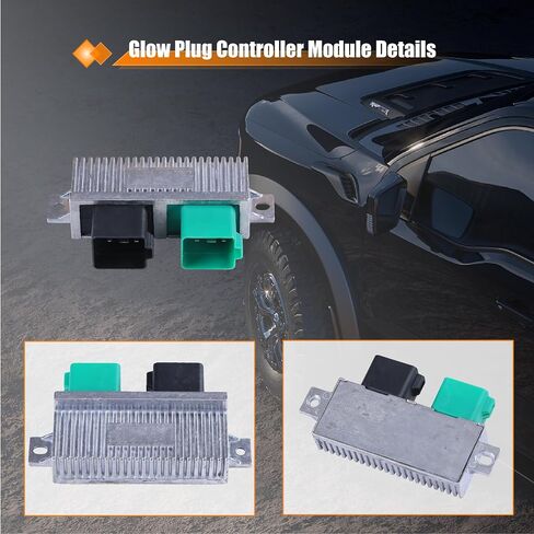 6.0L Glow Plug Tharness Kit مع 8 مقابس توهج + وحدة تحكم + أداة إزالة متوافقة مع 2004-2010 Ford 6.0L Powerstroke Diesel in Kuwait