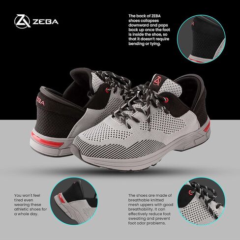 Zeba Hands Free على أحذية رياضية للرجال - تصعيد راحتك وأسلوبك بأحذية المشي المثالية وأحذية رياضية للأزياء in Kuwait