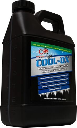 Fuel Ox Infinity Lube Cool Ox - Plant Based Performance Optimizing A/C & Refrigeration Treatment - Lowers Electrical Bill & Amperage - Delivers Colder Vent Air Faster (3 Ounce) in Saudi Arabia