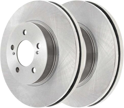 Autoshack Brake Rotors Front Brake Rotor Kit For 1992-2006 Toyota Camry 1995-2004 Avalon 1998-2003 Sienna 1999-2003 Solara 1992-2001 Lexus ES300 2.2L 2.4L 3.0L V6 FWD R41052PR in Kuwait