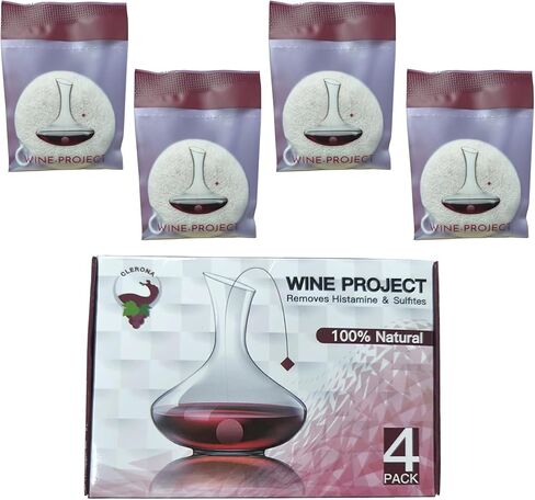 12 Pack the Wand Wine Purifier, Wine Filter, Wine Accessories for Wine Lovers, Wine Sulfite Filter To Remove Sulfite And Histamine, Eliminate Headaches, Reduce Wine Allergies in Saudi Arabia