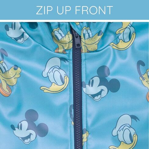 Disney Zip Up Waterproof Rain Jacket Toddler to Little Kid Sizes (3T - 7) in Saudi Arabia