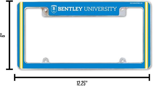 Rico Industries NCAA Alabama-Birmingham Blazers - UAB Primary 12" x 6" Chrome All Over Automotive License Plate Frame for Car/Truck/SUV in Saudi Arabia