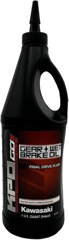 ثلاثة حزمة متوافقة مع Kawasaki KPO Gear + Wet Brake Oil K6103G-101-01Q يحتوي على ثلاث كوارت ومسار قمع in Kuwait