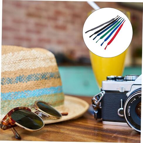 6pcs sports sunglasses أحزمة حاملين متينة مرنة العين للأنشطة في الهواء الطلق ألوان زاهية للمتعة الصيفية مريحة لركوب الدراجات في تشغيل المزيد in Saudi Arabia
