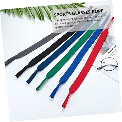 6pcs sports sunglasses أحزمة حاملين متينة مرنة العين للأنشطة في الهواء الطلق ألوان زاهية للمتعة الصيفية مريحة لركوب الدراجات في تشغيل المزيد in Saudi Arabia