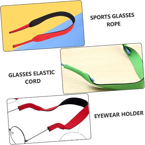6pcs sports sunglasses أحزمة حاملين متينة مرنة العين للأنشطة في الهواء الطلق ألوان زاهية للمتعة الصيفية مريحة لركوب الدراجات في تشغيل المزيد in Saudi Arabia