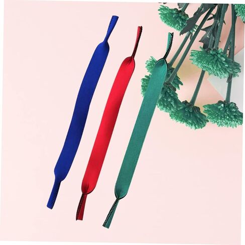 Mikikit 3pcs eyeglasses strap for Sports Mostge Glasses Band مع حبل الرقبة للسباحة والنظارات الشمسية باللون الأزرق في الهواء الطلق in Saudi Arabia