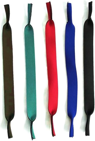 Mikikit 3pcs eyeglasses strap for Sports Mostge Glasses Band مع حبل الرقبة للسباحة والنظارات الشمسية باللون الأزرق في الهواء الطلق in Saudi Arabia