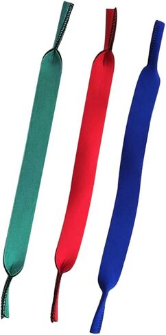 Nuobesty 3pcs حزام نظارات ممتدة للرياضة في الهواء الطلق متينة النظارات الشمسية حامل الرقبة الأزرق للسباحة اليومية الاستخدام in Saudi Arabia