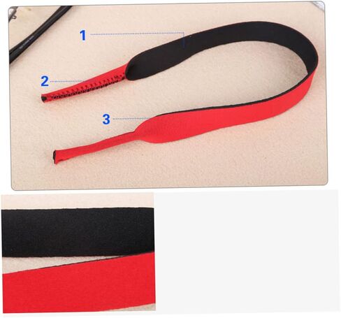 Nuobesty 3pcs حزام نظارات ممتدة للرياضة في الهواء الطلق متينة النظارات الشمسية حامل الرقبة الأزرق للسباحة اليومية الاستخدام in Saudi Arabia