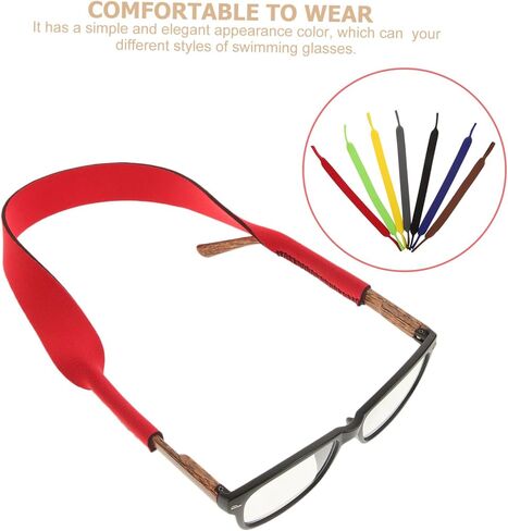 TOYANDONA 7Pcs Slip Swimming Goggles Straps Durable Eyewear Holder for Swimming Accessories Comfortable Fit for Glasses and Goggles Easy to Install for Water Activities in Saudi Arabia
