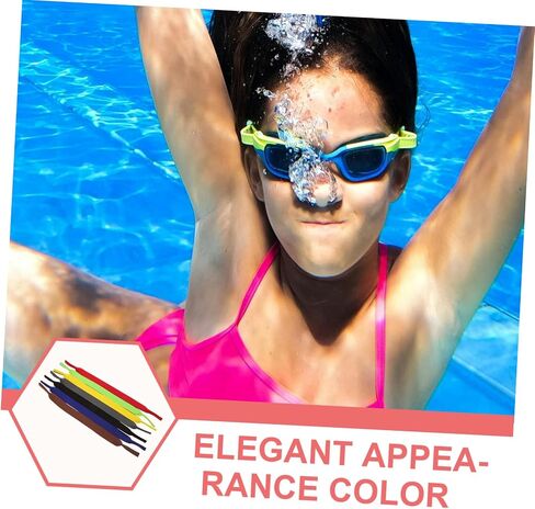 TOYANDONA 7Pcs Slip Swimming Goggles Straps Durable Eyewear Holder for Swimming Accessories Comfortable Fit for Glasses and Goggles Easy to Install for Water Activities in Saudi Arabia