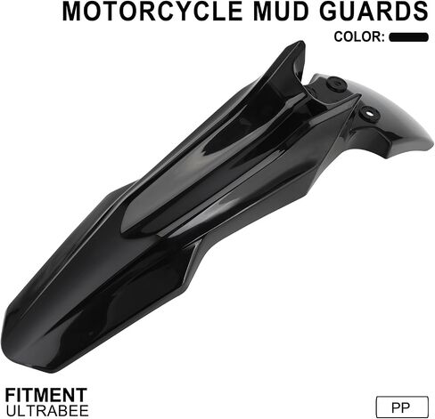 Front Fender for Surron Ultra Bee,PP Front Mudguard Mud Guards for Dirt Bike Surron Ultrabee/Sur Ron Ultrabee Black in Saudi Arabia