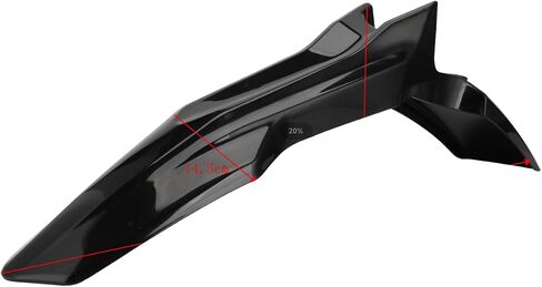 Front Fender for Surron Ultra Bee,PP Front Mudguard Mud Guards for Dirt Bike Surron Ultrabee/Sur Ron Ultrabee Black in Saudi Arabia