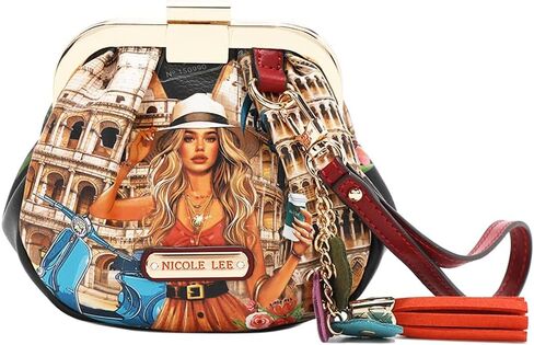 Nicole Lee Mini Coin Purse Wristlet, Vegan Leather in Saudi Arabia