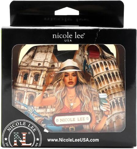 Nicole Lee Mini Coin Purse Wristlet, Vegan Leather in Saudi Arabia