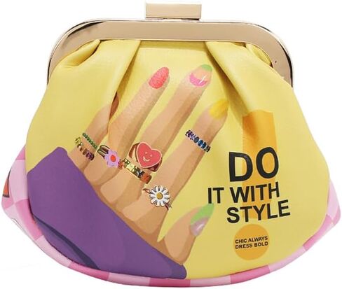 Nicole Lee Mini Coin Purse Wristlet, Vegan Leather in Saudi Arabia