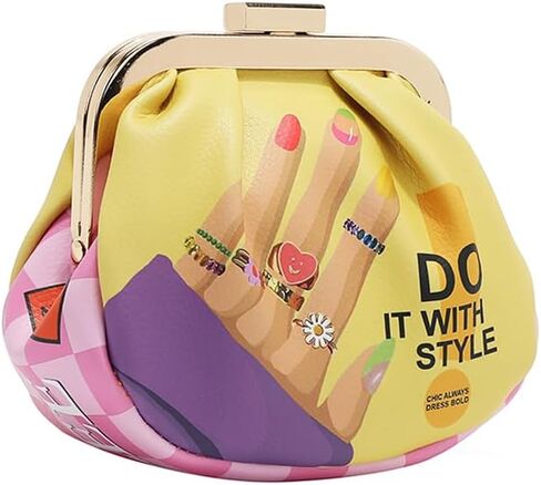Nicole Lee Mini Coin Purse Wristlet, Vegan Leather in Saudi Arabia