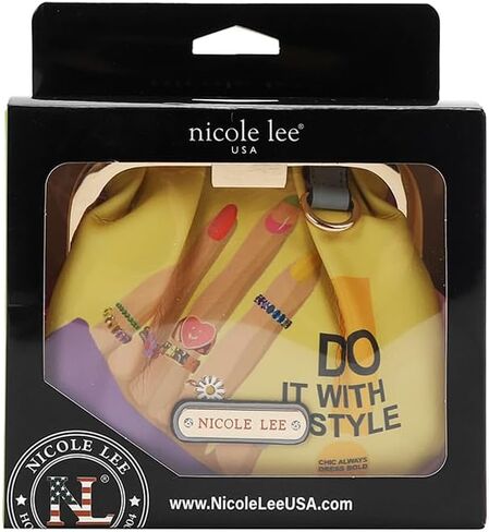 Nicole Lee Mini Coin Purse Wristlet, Vegan Leather in Saudi Arabia