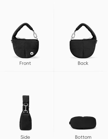 Westbronco Super Mini Coin Pouch Nylon Equilted Wristlet For Women Tiny Puster Puffer Bass ، حقيبة يد صغيرة in Kuwait