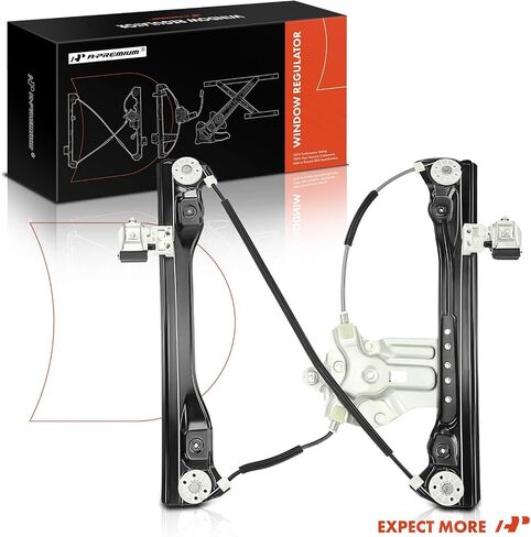 A-Premium Electric Power Window Regulator Without Motor Compatible with Chevrolet Cruze 2011-2015, Cruze Limited 2016, Front Right Passenger Side, Replace# 95226750, 95265276 in Saudi Arabia