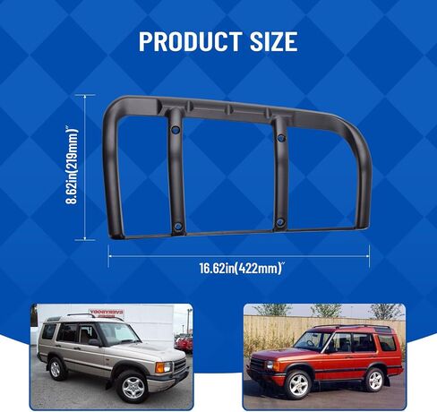 RCRBT Black LED Tail Light Guards Land Rover Discovery 1999-2004 in Kuwait