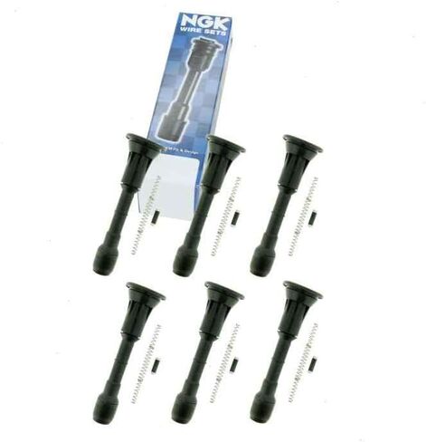 6 PC NGK Ignition Coil Boots متوافقة مع Nissan Maxima 3.5L V6 2009-2018 in Kuwait